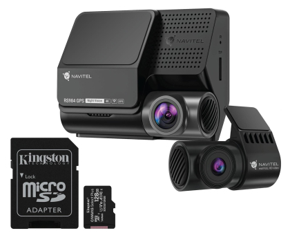 Kamera samochodowa Navitel RS984 Dual 4K/GPS/3"/160/WiFi + karta 128GB